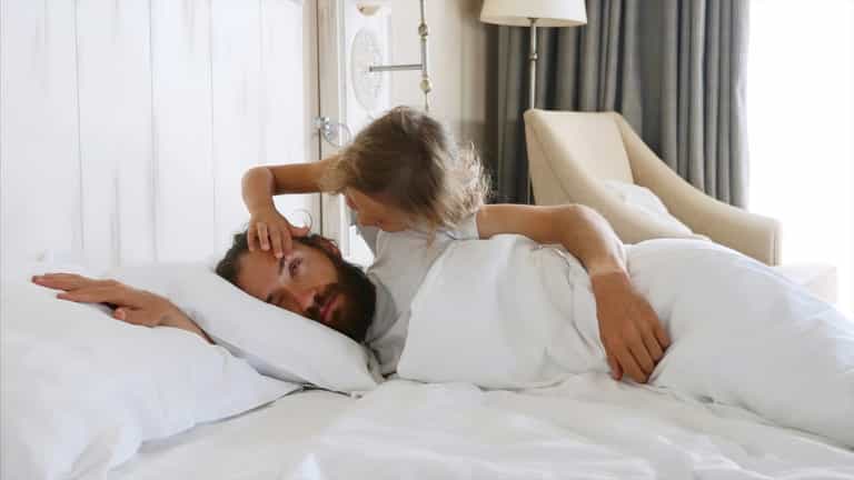 New study says it takes six years before parents have a full night’s sleep after having a child New study says it takes six years before parents have a full night’s sleep after having a child