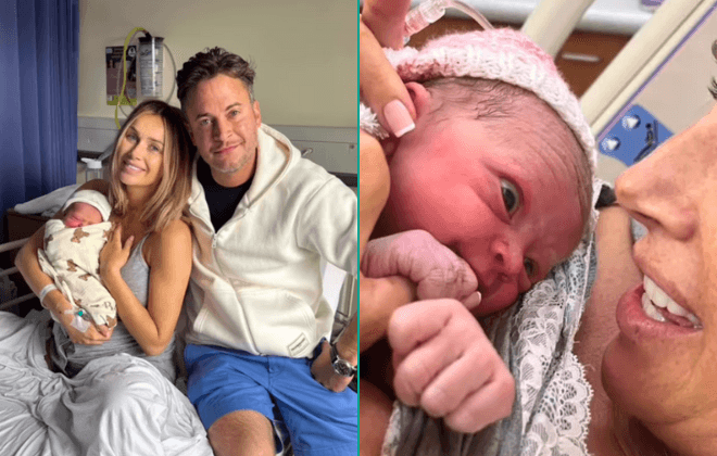 Laura Anderson and Gary Lucy announce the birth of their first child together Laura Anderson and Gary Lucy announce the birth of their first child together