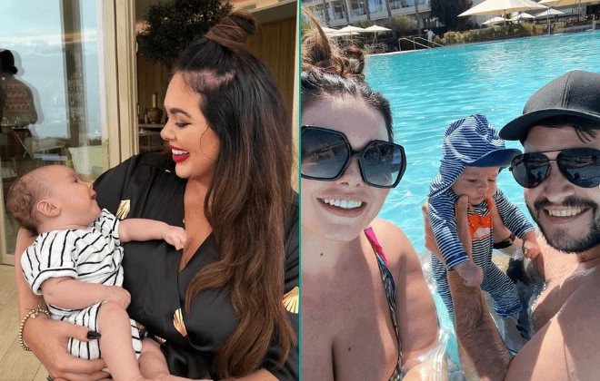 Scarlett Moffatt mum-shamed as she shares holiday pics of ten week old baby Scarlett Moffatt mum-shamed as she shares holiday pics of ten week old baby