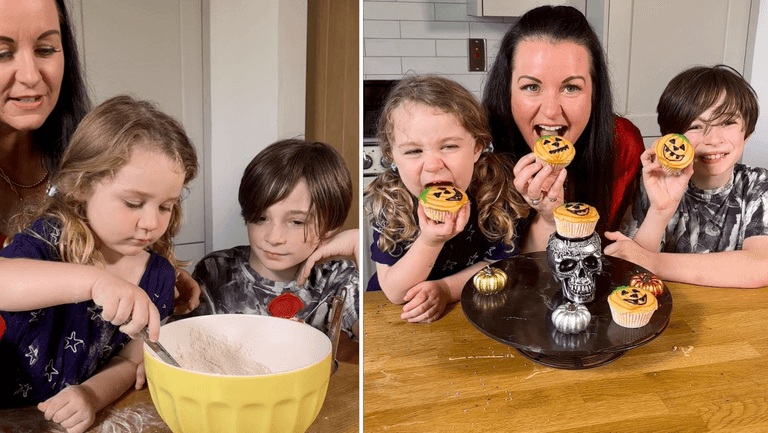 Treat your kids with these Halloween Marshmallow Muffins Treat your kids with these Halloween Marshmallow Muffins