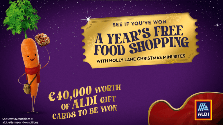 Found a winning ticket in this Aldi product? You could win one year’s worth of food shopping Found a winning ticket in this Aldi product? You could win one year’s worth of food shopping