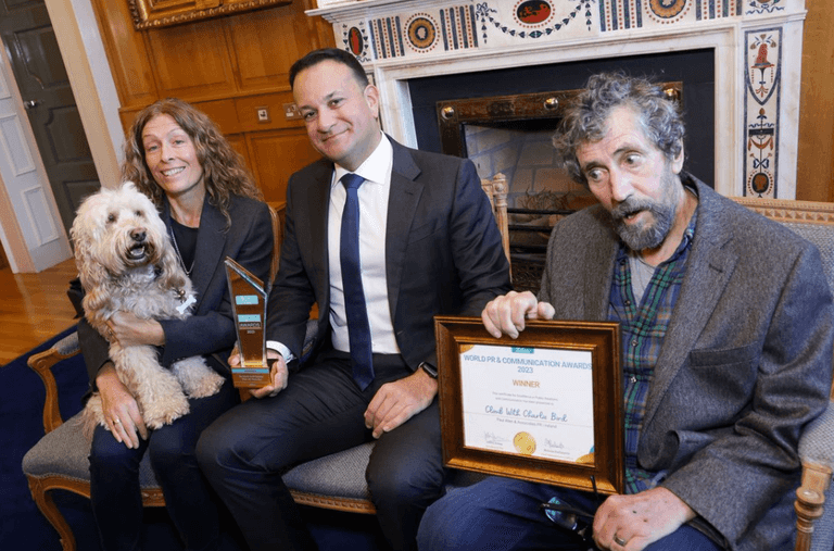 Charlie Bird has received a special award for his ‘Climb With Charlie’ campaign Charlie Bird has received a special award for his ‘Climb With Charlie’ campaign