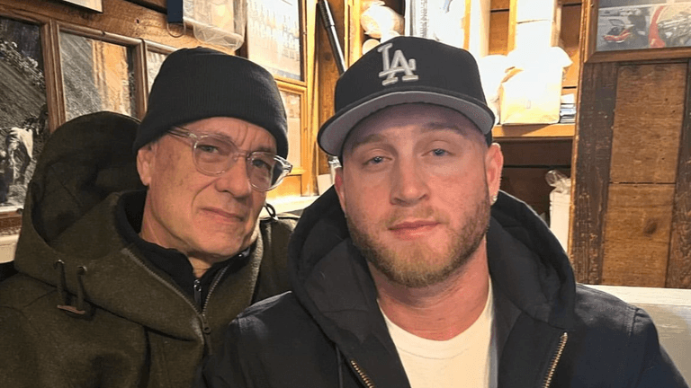 Tom Hanks and son Chet pose for a rare photo together Tom Hanks and son Chet pose for a rare photo together