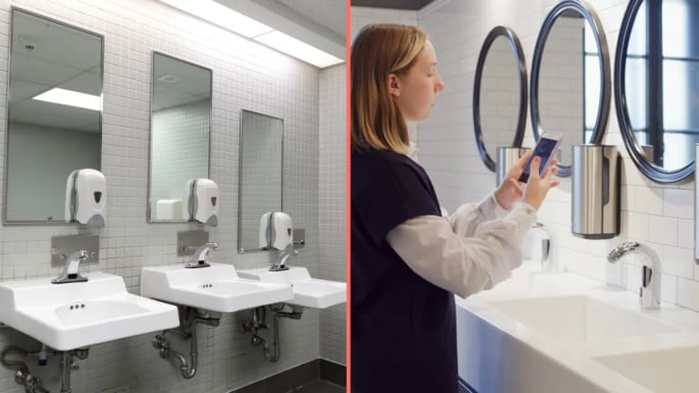 School bans mirrors from toilets after students spend too long staring at themselves School bans mirrors from toilets after students spend too long staring at themselves