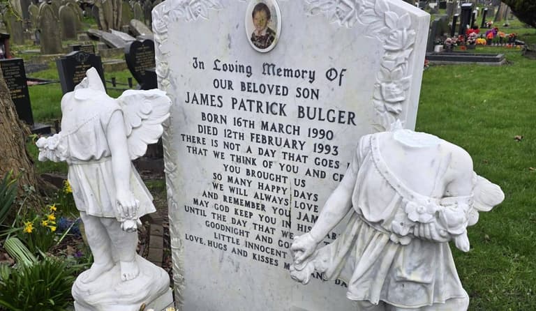 Mother of murdered toddler James Bulger left ‘devastated’ after son’s grave vandalised Mother of murdered toddler James Bulger left ‘devastated’ after son’s grave vandalised