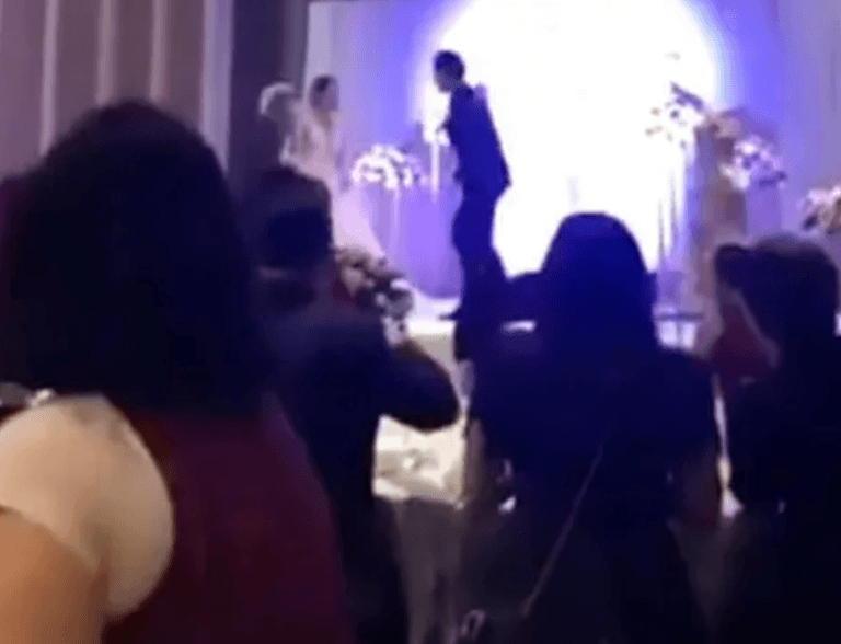 Groom shocks wedding by playing video of his bride cheating with her brother-in-law Groom shocks wedding by playing video of his bride cheating with her brother-in-law