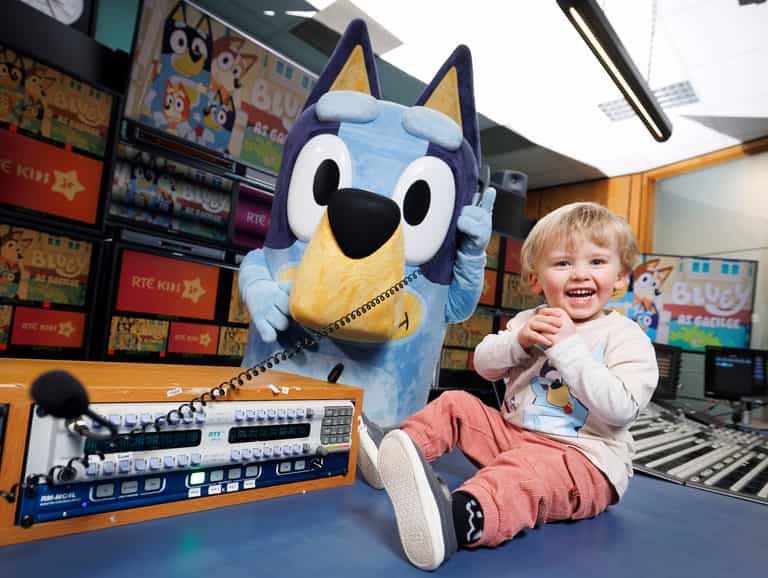 Bluey will be available as Gaeilge on RTE from Easter Monday Bluey will be available as Gaeilge on RTE from Easter Monday