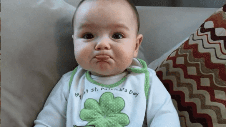 WATCH: Baby Adam is just not happy with his Dada WATCH: Baby Adam is just not happy with his Dada
