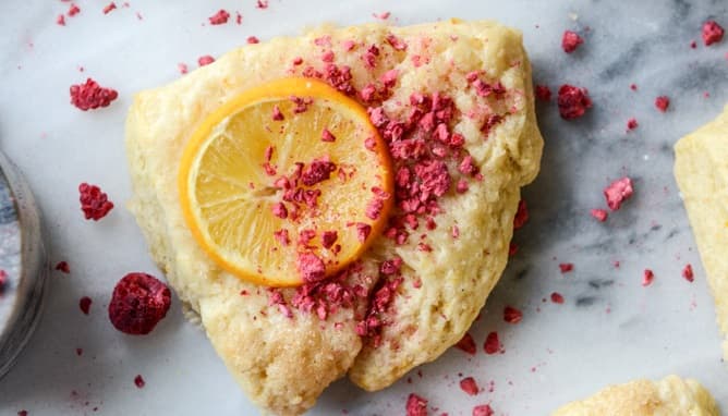 Woo Your Valentine With Lemony Raspberry Scones Woo Your Valentine With Lemony Raspberry Scones