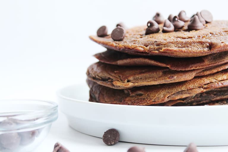 Gluten-free & refined sugar-free double chocolate pancakes – because Saturday Gluten-free & refined sugar-free double chocolate pancakes – because Saturday