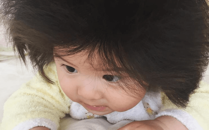 This baby has 70,000 Instagram followers because of her gorgeous head of hair This baby has 70,000 Instagram followers because of her gorgeous head of hair