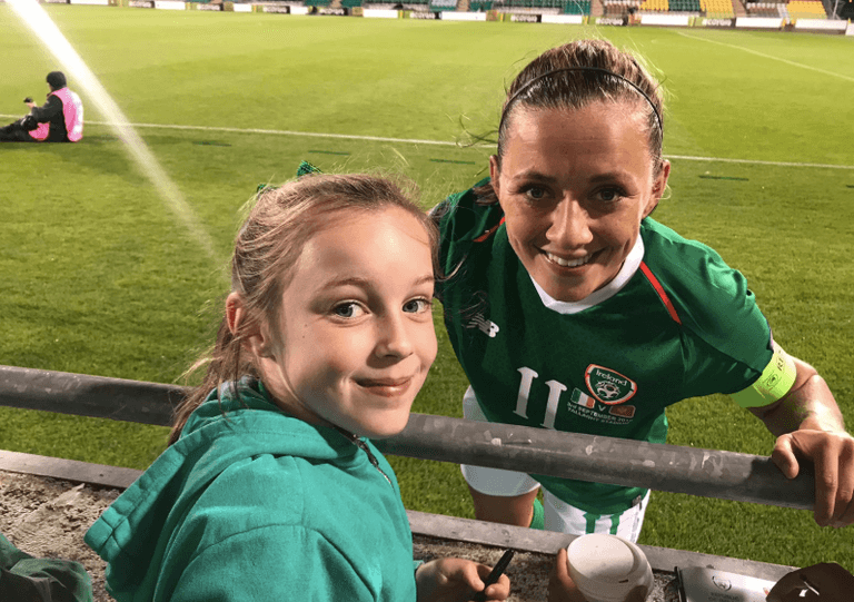 The eight-year-old football fan who’s so passionate about the Irish team, she went viral The eight-year-old football fan who’s so passionate about the Irish team, she went viral