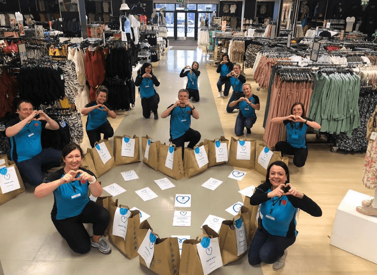 Thanks from Penneys: the high street store is delivering thousands of care packs to frontline workers Thanks from Penneys: the high street store is delivering thousands of care packs to frontline workers