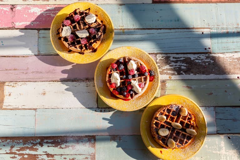 This brown butter Belgian waffles recipe is the perfect way to start the day This brown butter Belgian waffles recipe is the perfect way to start the day