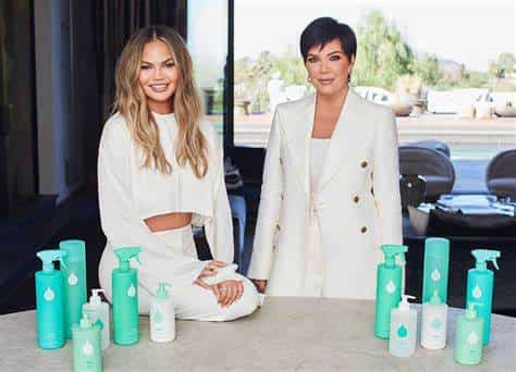 Chrissy Teigen and Kris Jenner launch new cleaning and self-care line Chrissy Teigen and Kris Jenner launch new cleaning and self-care line