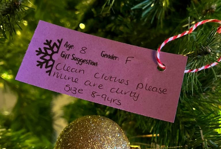 Heartbreaking letters to Santa on pub Christmas tree highlight cost of living crisis as children ask for ‘clean clothes’ and ‘anything’ Heartbreaking letters to Santa on pub Christmas tree highlight cost of living crisis as children ask for ‘clean clothes’ and ‘anything’