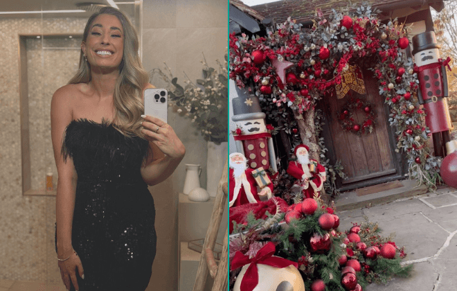 Stacey Solomon faces criticism over extreme Christmas decorations Stacey Solomon faces criticism over extreme Christmas decorations