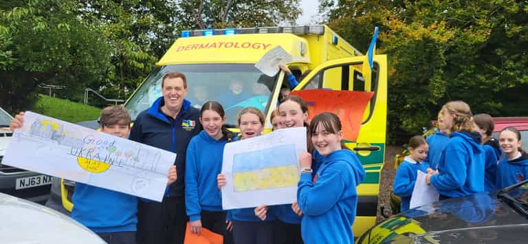 Greystones volunteers embark on 3,500 km journey to deliver vital medical supplies to Ukraine Greystones volunteers embark on 3,500 km journey to deliver vital medical supplies to Ukraine
